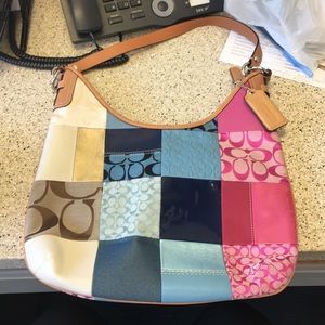 Coach HOBO multi colored authentic never used